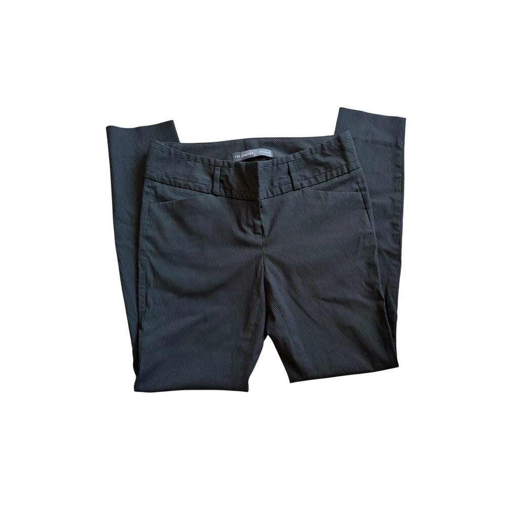 The Limited Exact Stretch black micro-pinstripe dress pants women’s size 4 / 26